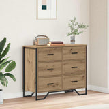 Chest of Drawers 2 pcs Artisan Oak 91 x 35.5 x 74.5 cm 3365604