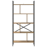 Bookshelf Artisan Oak 75 x 30 x 156 cm Engineered Wood 883963