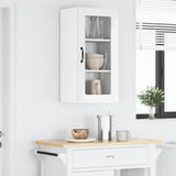 Wall Glass Cabinet LUCCA High Gloss White 40 x 31 x 80 cm 884993