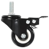 24 pcs Swivel Casters with Brakes 50 mm 277934