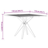 5 Piece Garden Dining Set Solid Wood Acacia 3283570