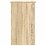 ZNTS Computer Tower Stand with Drawer Sonoma Oak 35x45x77 cm 858742