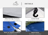 Two-Man Dome Tent, with Front Vestibule - Blue/Grey T3398P348713