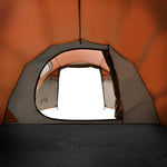 ZNTS Camping Tent Tunnel 3-Person Grey and Orange Waterproof 94392