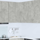 Hanging Cabinet Concrete Grey and White 57 x 57 x 100 cm 884373