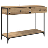 Console Table Artisan Oak 100 x 34.5 x 75 cm Engineered Wood 882242