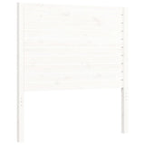 Bed Frame without Mattress White Small Single Solid Wood Pine 3193167