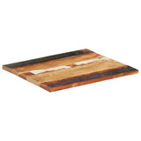Table Top Multicolour Solid Reclaimed Wood 60x70 cm Durable 286053