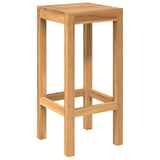 Outdoor Bar Set 7 pcs Natural Solid Teak Wood 3422500