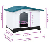 Dog House Blue 90.5x68x66 cm Polypropylene 152229