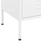 Storage Cabinet White 80x35x101.5 cm Steel 336161