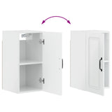 Bathroom Wall Cabinet UTRECHT High Gloss White 30 x 31 x 59 cm 897689