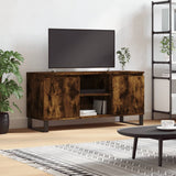 TV Cabinet Smoked Oak 104x35x50 cm Engineered Wood 827025
