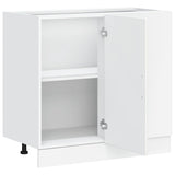 Kitchen Base Cabinet Lyon White Engineered Wood 854289