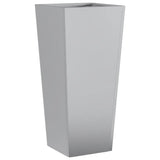 ZNTS Garden Planter 35x35x75 cm Galvanised Steel 851090