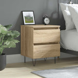 Bedside Cabinet Sonoma Oak 40x35x50 cm Engineered Wood 826882