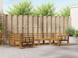 Outdoor Sofa Set 6 pcs Natural Solid Acacia Wood 3366892