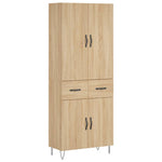 Highboard Sonoma Oak 69.5x34x180 cm Engineered Wood 3198180