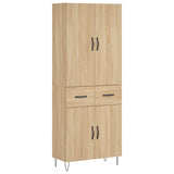 Highboard Sonoma Oak 69,5x34x180 cm Engineered Wood 3198180