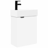 Bathroom Vanity Unit with Tap White 45.5 x 22.5 x 84 cm 889425