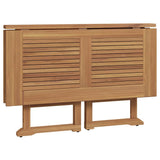 5 Piece Folding Outdoor Dining Set Solid Wood Teak 3096576