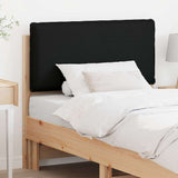 Upholstered Headboard Natural and Black 100 cm Solid Pine Wood 880030