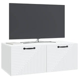 Wall-Mounted TV Cabinet White 78.5 x 41 x 30 cm Engineered Wood 898685