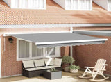 Awning Frame Manual White 300 x 250 cm Aluminium 142577