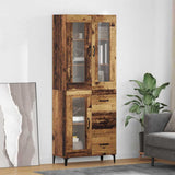 Highboard Old Wood 69.5 x 34 x 180 cm Engineered Wood 3415633