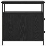 Bedside Cabinet 2 pcs Black oak 30 x 60 x 60 cm Engineered wood 871276