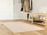 Rug Runner MARSA Cream 80 x 350 cm Polyester and PVC 42023057