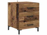 Bedside Cabinet Old Wood 40 x 40 x 66 cm Engineered Wood 882116
