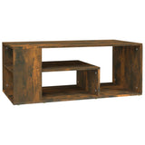 Coffee Table Smoked Oak 100x50x40 cm Engineered Wood 815840