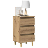 Bedside Cabinet Artisan Oak 40x35x69 cm Engineered Wood 856422