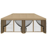 Gazebo Cover with Sidewalls Beige 600.5 x 300.5 cm Polyester 900435