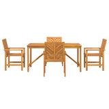 Garden Dining Set 5 pcs Brown Solid acacia wood 3154106