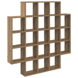 Wall Shelf Artisan Oak 100 x 13 x 100 cm Engineered Wood 8012251