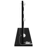 Vanity Mirror Rectangular Black Oak 100 x 45 x 18 cm 868326