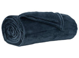Throw Blankets 6 pcs Navy Blue 150 x 200 cm Fleece 42016806