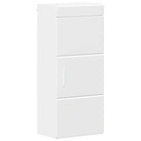 Bathroom Wall Cabinet with Shelf TULUM White 37 x 24.5 x 86 cm 880331