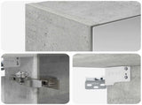 Bathroom Mirror Cabinet Concrete Grey 50 x 14.5 x 70 cm 889050