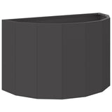 Planter Black 60 x 30 x 35 cm Steel 883696