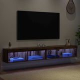 TV Cabinet Set 2 pcs Old Wood 100 x 30 x 30 cm Engineered Wood 882966