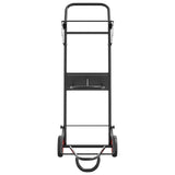 Saddle Trolley Foldable Black Steel 172503