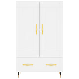 Highboard White 69.5x31x115 cm Engineered Wood 830300