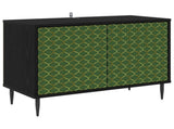 TV Cabinet GELEEN 69 x 33 x 50.5 cm Black Oak Engineered Wood 8007011