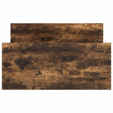 Bed Frame without Mattress Smoked Oak 90x190 cm Single Engineered Wood 835943