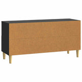TV Cabinet 102 x 34.5 x 50 cm Black Engineered Wood 895156