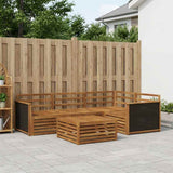 Outdoor Sofa Set 5 pcs Natural 79 x 79 x 37 cm 3383312