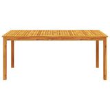 7 Piece Garden Dining Set 180x90x75 cm Solid Wood Acacia 3295258